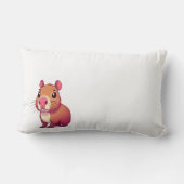 Coussin Rectangle Don't worry be capy (Verso)