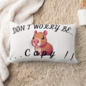 Coussin Rectangle Don't worry be capy (Couverture)