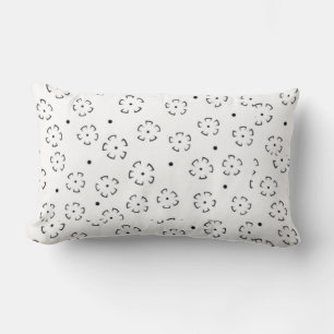 Coussin Rectangle Dossier de fleurs personnalisé pour cadeau d'anniv