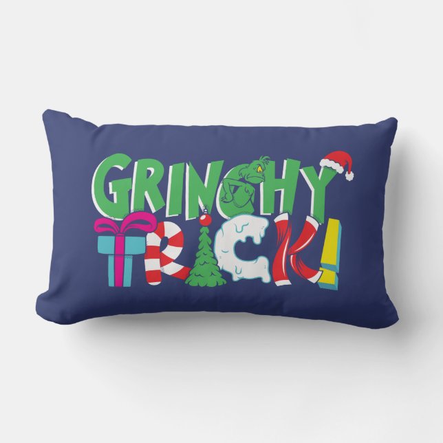 Coussin Rectangle Dr. Seuss | Grincheux Tour (Recto)