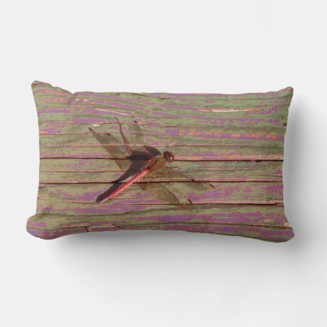 Coussin Rectangle Dragonfly (Recto)