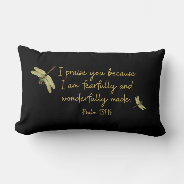 Coussin Rectangle Dragonfly doucement/merveilleusement fait Lumbar C (Recto)
