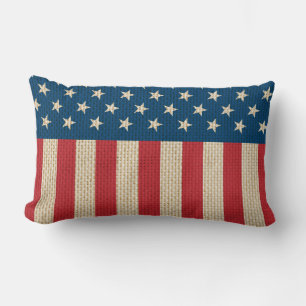Coussin Rectangle Drapeau américain