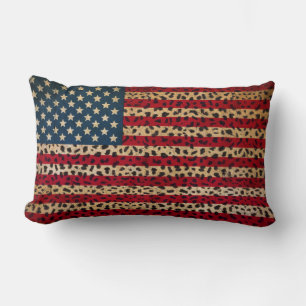 Coussin Rectangle Drapeau américain dans la conception d'impression