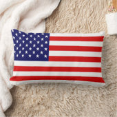 Coussin Rectangle Drapeau américain patriotique (Couverture)