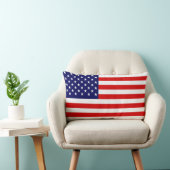 Coussin Rectangle Drapeau américain patriotique (Chaise)
