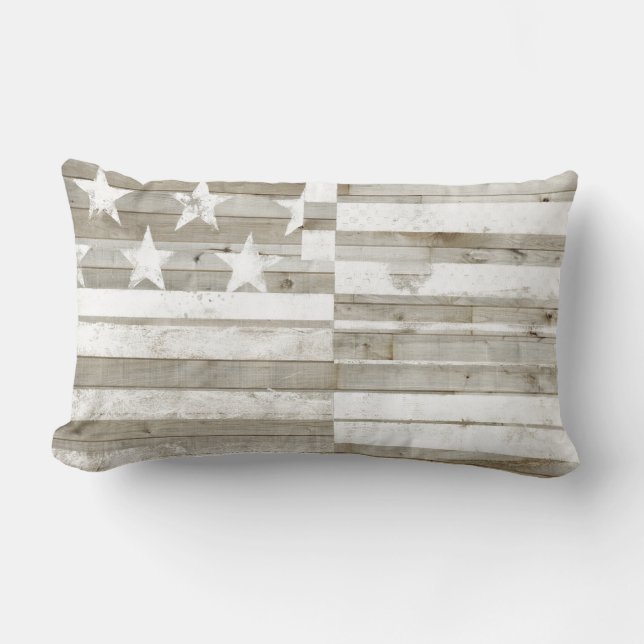 Coussin Rectangle Drapeau Americana (Recto)