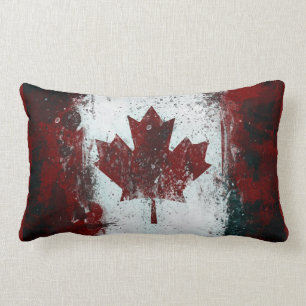 Coussin Rectangle Drapeau canadien