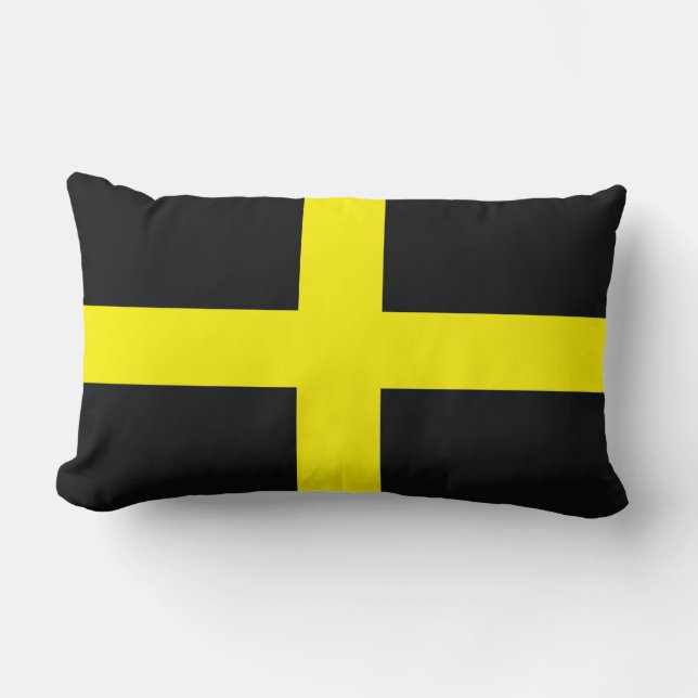 Coussin Rectangle drapeau croisé Royaume-Uni Pays de Galles de David (Recto)