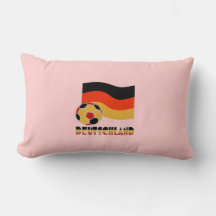 Drapeau d'Allemagne avec ballon de football gris b