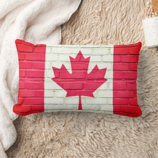 Coussin Rectangle Drapeau de brique CANADA (Couverture)