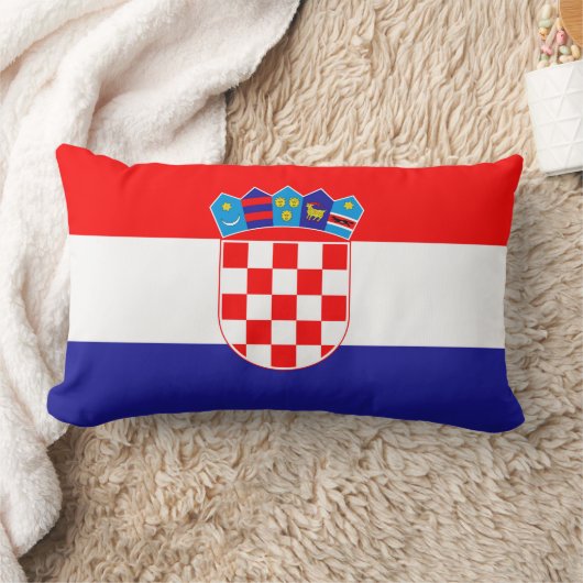 Coussin Rectangle Drapeau de Croatie (Couverture)
