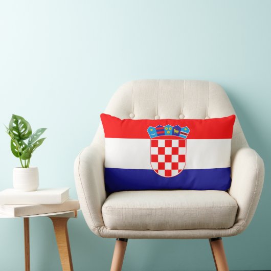 Coussin Rectangle Drapeau de Croatie (Chaise)
