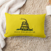 Coussin Rectangle Drapeau de Gadsden (Ne pas me rouler dessus) (Drap (Couverture)