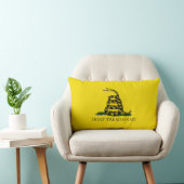 Coussin Rectangle Drapeau de Gadsden (Ne pas me rouler dessus) (Drap (Chaise)