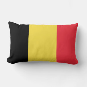 Coussin Rectangle Drapeau de la Belgique