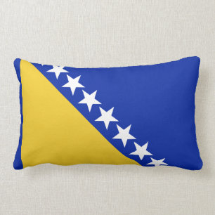 Coussin Rectangle Drapeau de la Bosnie