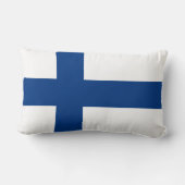 Coussin Rectangle Drapeau de la Finlande (Verso)