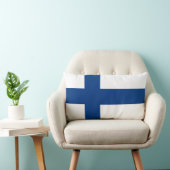 Coussin Rectangle Drapeau de la Finlande (Chaise)