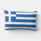 Coussin Rectangle Drapeau de la Grèce (Verso)