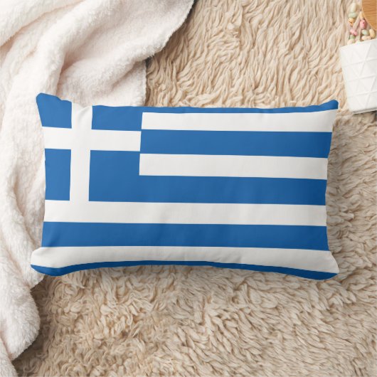 Coussin Rectangle Drapeau de la Grèce (Couverture)