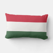 Coussin Rectangle Drapeau de la Hongrie (Verso)