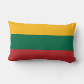 Coussin Rectangle Drapeau de la Lituanie (Verso)