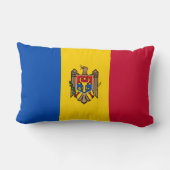 Coussin Rectangle Drapeau de la Moldavie (Verso)