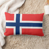 Coussin Rectangle Drapeau de la Norvège (Couverture)