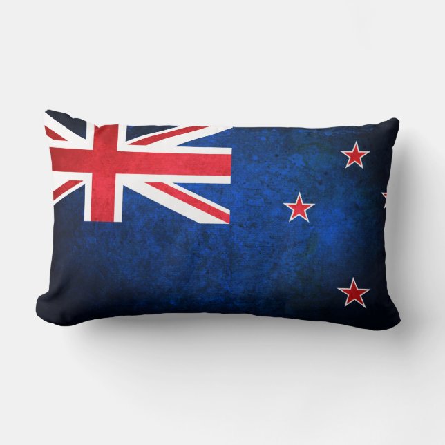 Coussin Rectangle Drapeau de la Nouvelle-Zélande ; Kiwi (Recto)