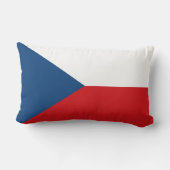Coussin Rectangle Drapeau de la République tchèque (Verso)