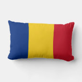 Coussin Rectangle Drapeau de la Roumanie (Verso)