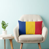 Coussin Rectangle Drapeau de la Roumanie (Chaise)