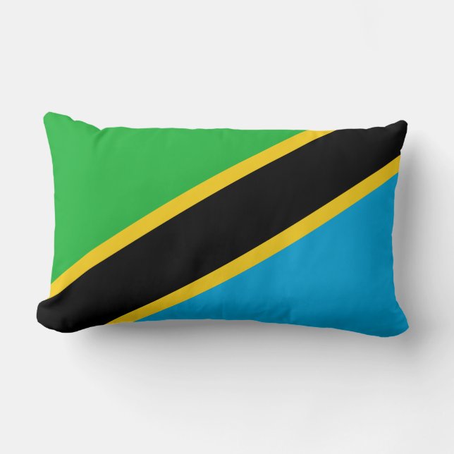 Coussin Rectangle Drapeau de la Tanzanie (Recto)