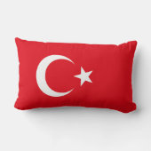 Coussin Rectangle Drapeau de la Turquie (Verso)
