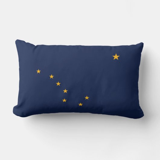 Coussin Rectangle Drapeau de l'Alaska (Recto)