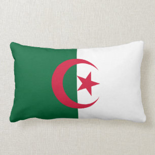 Coussin Rectangle Drapeau de l'Algérie