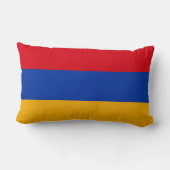 Coussin Rectangle Drapeau de l'Arménie (Verso)