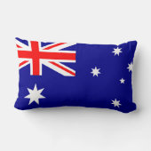 Coussin Rectangle Drapeau de l'Australie (Verso)