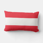 Coussin Rectangle Drapeau de l'Autriche (Verso)