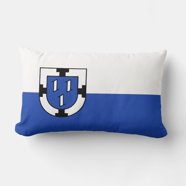 Coussin Rectangle drapeau de l'emblème de la ville de Bottrop en All (Recto)