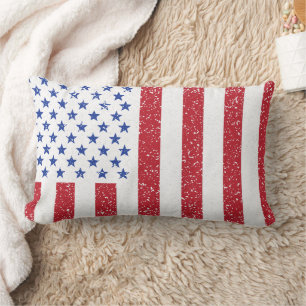 Coussin Rectangle Drapeau de Paix Américain État National Américain 