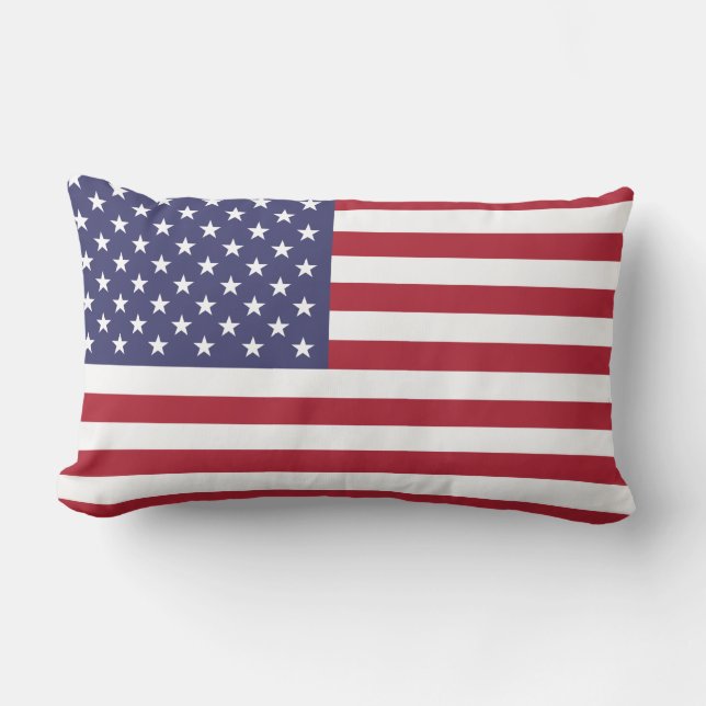 Coussin Rectangle Drapeau des États-Unis (Recto)