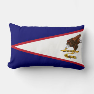 Coussin Rectangle Drapeau des Samoa américaines