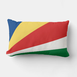 Coussin Rectangle Drapeau des Seychelles