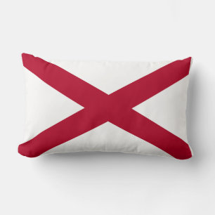 Coussin Rectangle Drapeau d'État Alabama Imprimer Patriotique