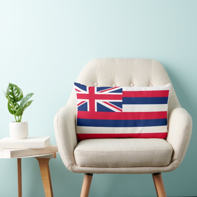 Coussin Rectangle Drapeau d'État d'Hawaii Imprimer Patriotique (Chaise)