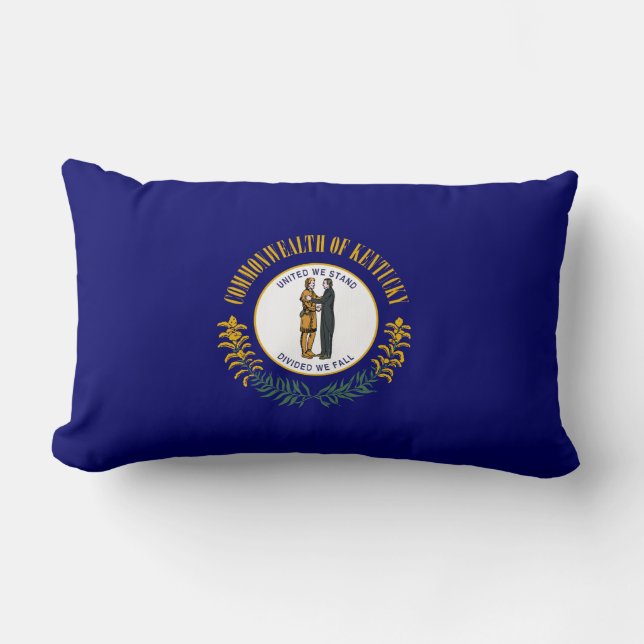 Coussin Rectangle Drapeau d'État du Kentucky (Recto)