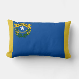 Coussin Rectangle Drapeau d'état du Nevada Imprimer Patriotique