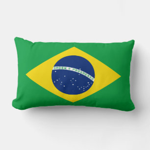 Coussin Rectangle Drapeau du Brésil